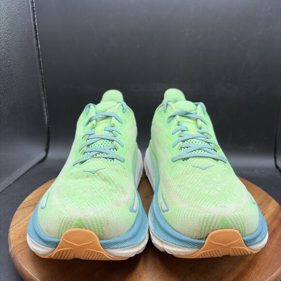 Hoka One One Clifton 9 Mens Size 12 D Running Shoes Zest Lime Green 1127895 ZLGL main image 7